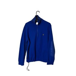 Medium blue polo sport half zip up fleece